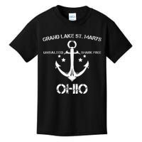 Grand Lake St. Marys Ohio Funny Fishing Camping Kids T-Shirt