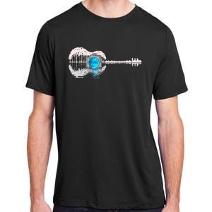 Guitar Lake Shadow Love Guitar Musician Adult ChromaSoft Performance T-Shirt