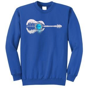 Guitar Lake Shadow Love Guitar Musician Sweatshirt