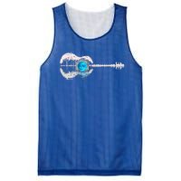 Guitar Lake Shadow Love Guitar Musician Mesh Reversible Basketball Jersey Tank