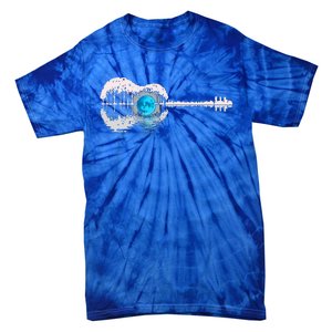 Guitar Lake Shadow Love Guitar Musician Tie-Dye T-Shirt