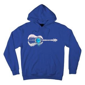 Guitar Lake Shadow Love Guitar Musician Tall Hoodie