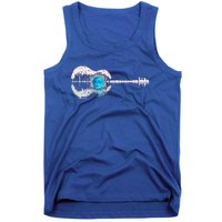 Guitar Lake Shadow Love Guitar Musician Tank Top