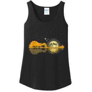 Guitar Lake Shadow Love Guitar Musician Ladies Essential Tank