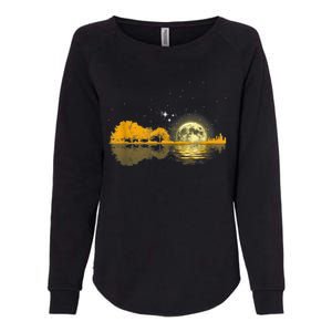 Guitar Lake Shadow Love Guitar Musician Womens California Wash Sweatshirt