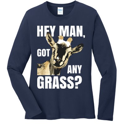 Goat Lovers Shirts Farm Animal Pun Pets Meme Funny Goat Ladies Long Sleeve Shirt