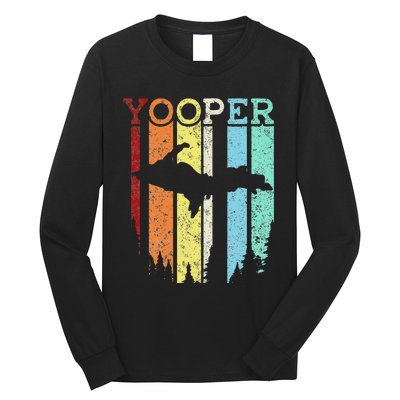 Great Lakes State Michigan Vacation Yooper Family Vacation Long Sleeve Shirt