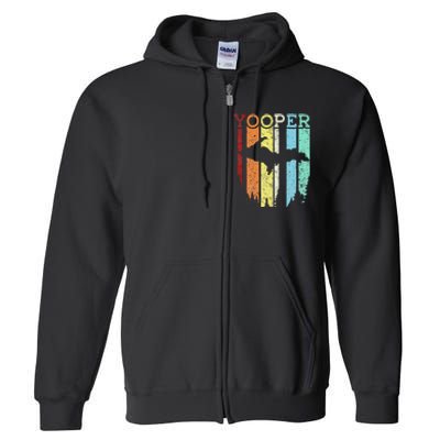 Great Lakes State Michigan Vacation Yooper Family Vacation Full Zip Hoodie