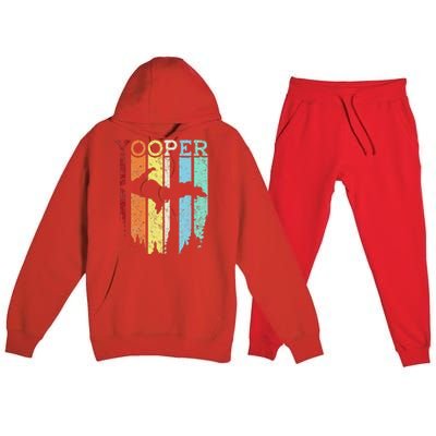 Great Lakes State Michigan Vacation Yooper Family Vacation Premium Hooded Sweatsuit Set