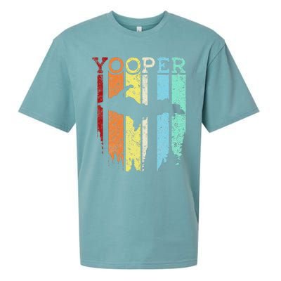 Great Lakes State Michigan Vacation Yooper Family Vacation Sueded Cloud Jersey T-Shirt