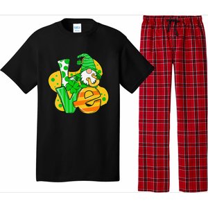 Gnome Love Shamrock Saint Patrick's Day Pajama Set