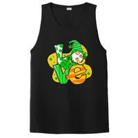 Gnome Love Shamrock Saint Patrick's Day PosiCharge Competitor Tank