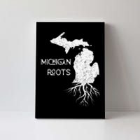 Great Lakes State Michigan Roots Yooper Native Michiganian Canvas