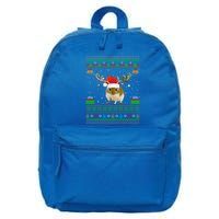 Gerbil Lover Santa Hat Matching Ugly Gerbil Christmas Meaningful Gift 16 in Basic Backpack