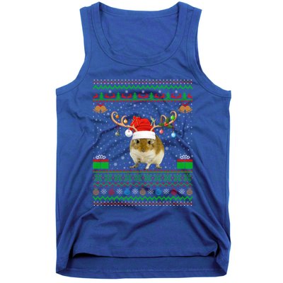 Gerbil Lover Santa Hat Matching Ugly Gerbil Christmas Meaningful Gift Tank Top