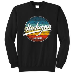 Great Lakes State Michigan Yooper Michiganian Vacation Sweatshirt