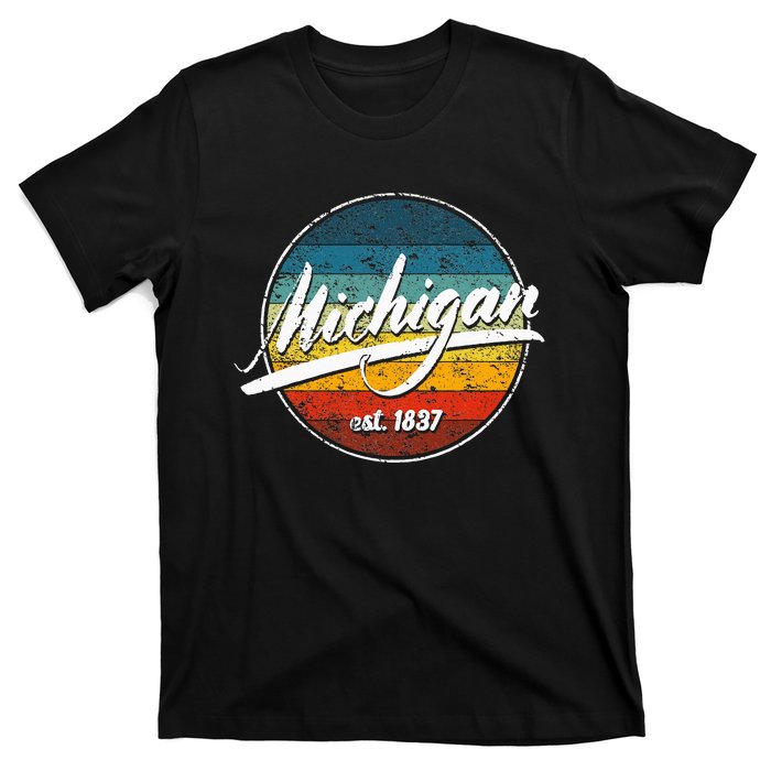 Great Lakes State Michigan Yooper Michiganian Vacation T-Shirt