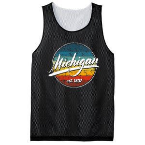 Great Lakes State Michigan Yooper Michiganian Vacation Mesh Reversible Basketball Jersey Tank