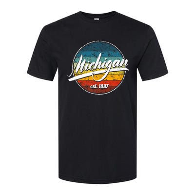 Great Lakes State Michigan Yooper Michiganian Vacation Softstyle® CVC T-Shirt