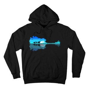 Guitar Lake Shadow Love Guitar Musician Hoodie