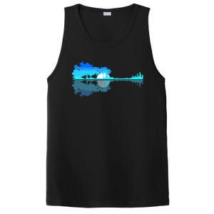 Guitar Lake Shadow Love Guitar Musician PosiCharge Competitor Tank