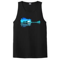 Guitar Lake Shadow Love Guitar Musician PosiCharge Competitor Tank