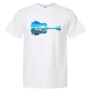 Guitar Lake Shadow Love Guitar Musician Garment-Dyed Heavyweight T-Shirt