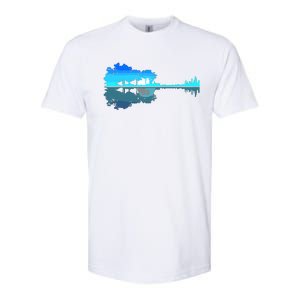 Guitar Lake Shadow Love Guitar Musician Softstyle CVC T-Shirt