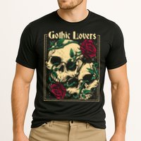 Gothic Lovers Skull And Rose Cooling Performance Crew T-Shirt
