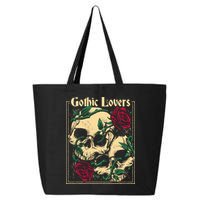 Gothic Lovers Skull And Rose 25L Jumbo Tote