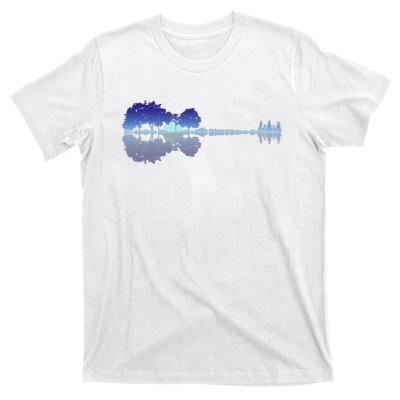 Guitar Lake Shadow Music Lovers Rock Guitar Musician T-Shirt