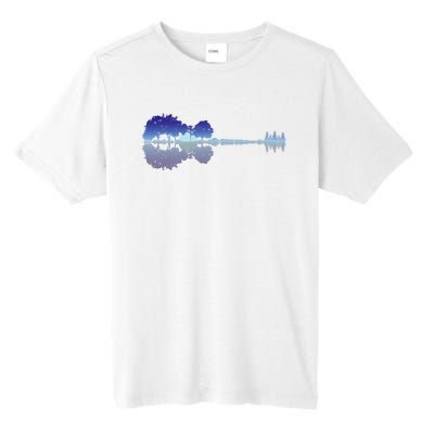 Guitar Lake Shadow Music Lovers Rock Guitar Musician Tall Fusion ChromaSoft Performance T-Shirt