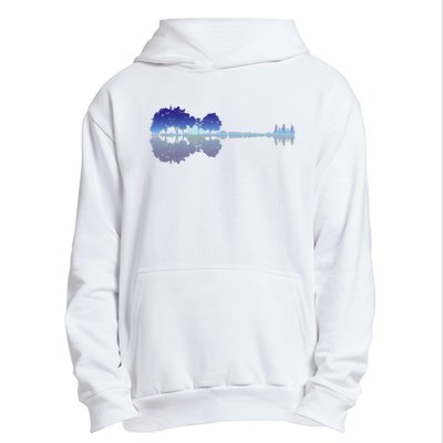 Guitar Lake Shadow Music Lovers Rock Guitar Musician Urban Pullover Hoodie