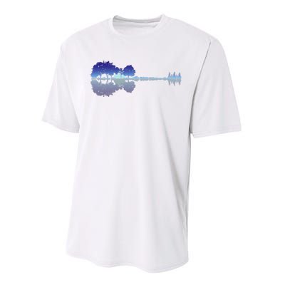 Guitar Lake Shadow Music Lovers Rock Guitar Musician Performance Sprint T-Shirt