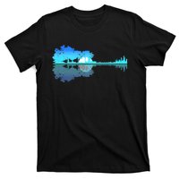 Guitar Lake Shadow Love Guitar Musician T-Shirt