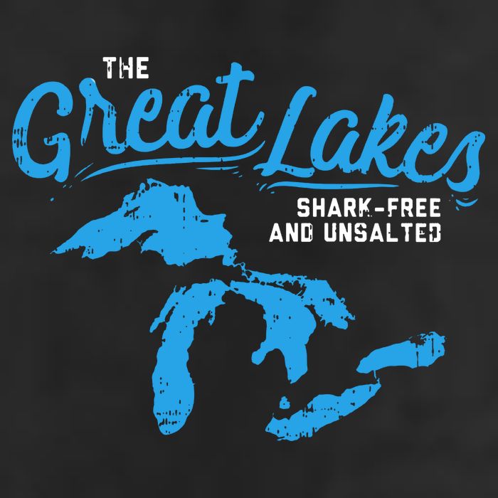 Great Lakes Shark Free And Unsalted Summer Vacation Lake Adult Drive Performance Visor
