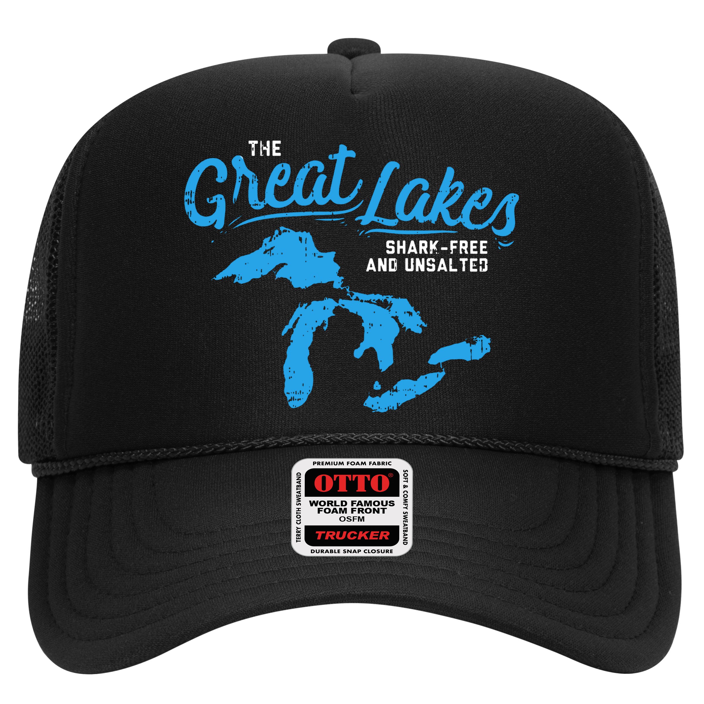 Great Lakes Shark Free And Unsalted Summer Vacation Lake Hat