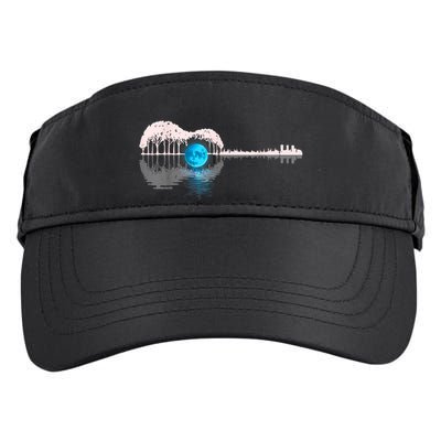 Guitar Lake Shadow Love Guitar Musician Adult Drive Performance Visor