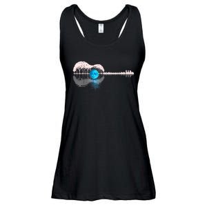 Guitar Lake Shadow Love Guitar Musician Ladies Essential Flowy Tank