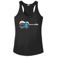 Guitar Lake Shadow Love Guitar Musician Ladies PosiCharge Competitor Racerback Tank