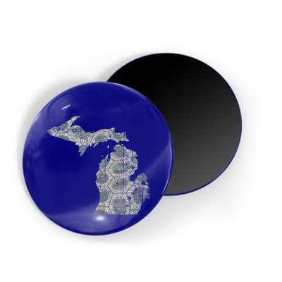 Great Lakes Shaped Women Summer Petoskey Stone Michigan Magnet