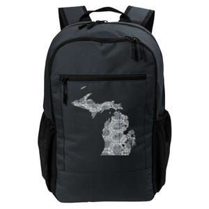 Great Lakes Shaped Women Summer Petoskey Stone Michigan Daily Commute Backpack