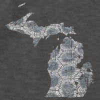 Great Lakes Shaped Women Summer Petoskey Stone Michigan Vector Backpack