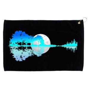 Guitar Lake Shadow Love Guitar Music For Musician Band Grommeted Golf Towel