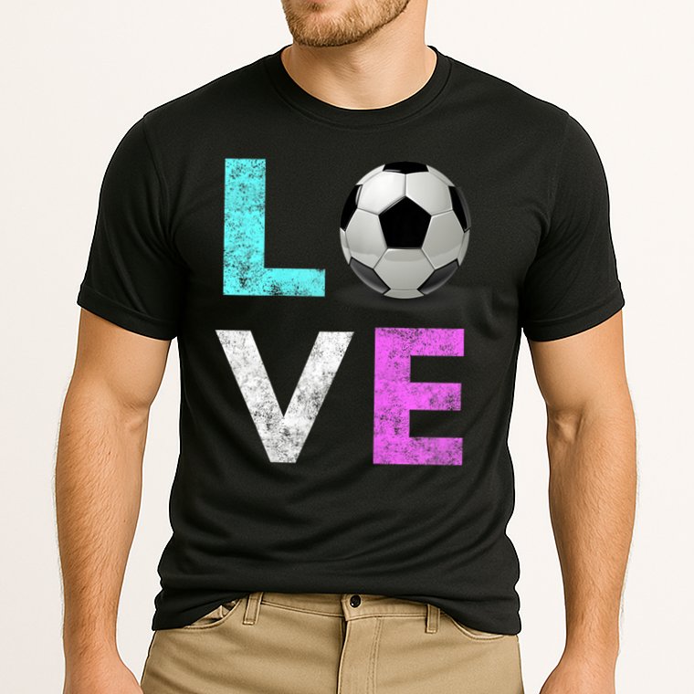 Girls Love Soccer Best Fun Birthday Gift Cooling Performance Crew T-Shirt