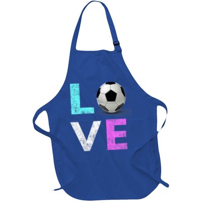Girls Love Soccer Best Fun Birthday Gift Apron