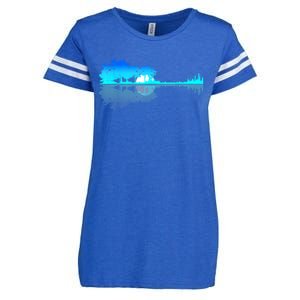 Guitar Lake Shadow Love Guitar Musician Enza Ladies Jersey Football T-Shirt