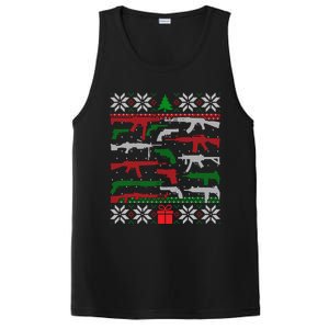 Gun Lover Second Adt Ugly Christmas Gun Enthusiast Gift PosiCharge Competitor Tank