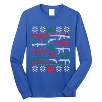 Gun Lover Second Adt Ugly Christmas Gun Enthusiast Gift Long Sleeve Shirt