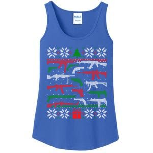 Gun Lover Second Adt Ugly Christmas Gun Enthusiast Gift Ladies Essential Tank